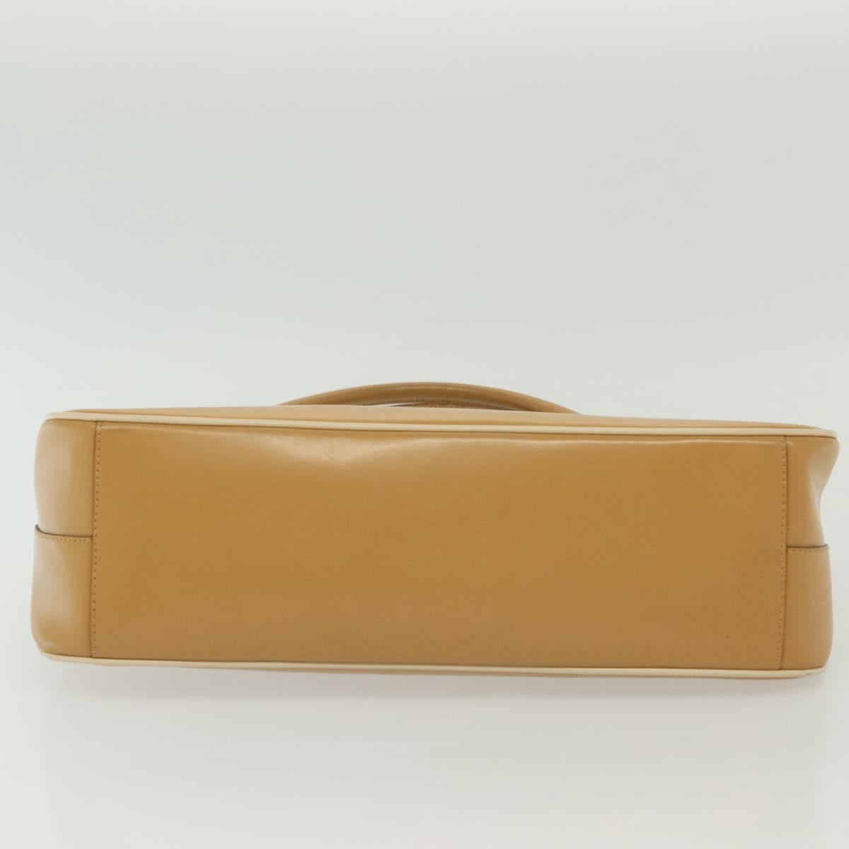 Prada Tan East West Bowler Bag
