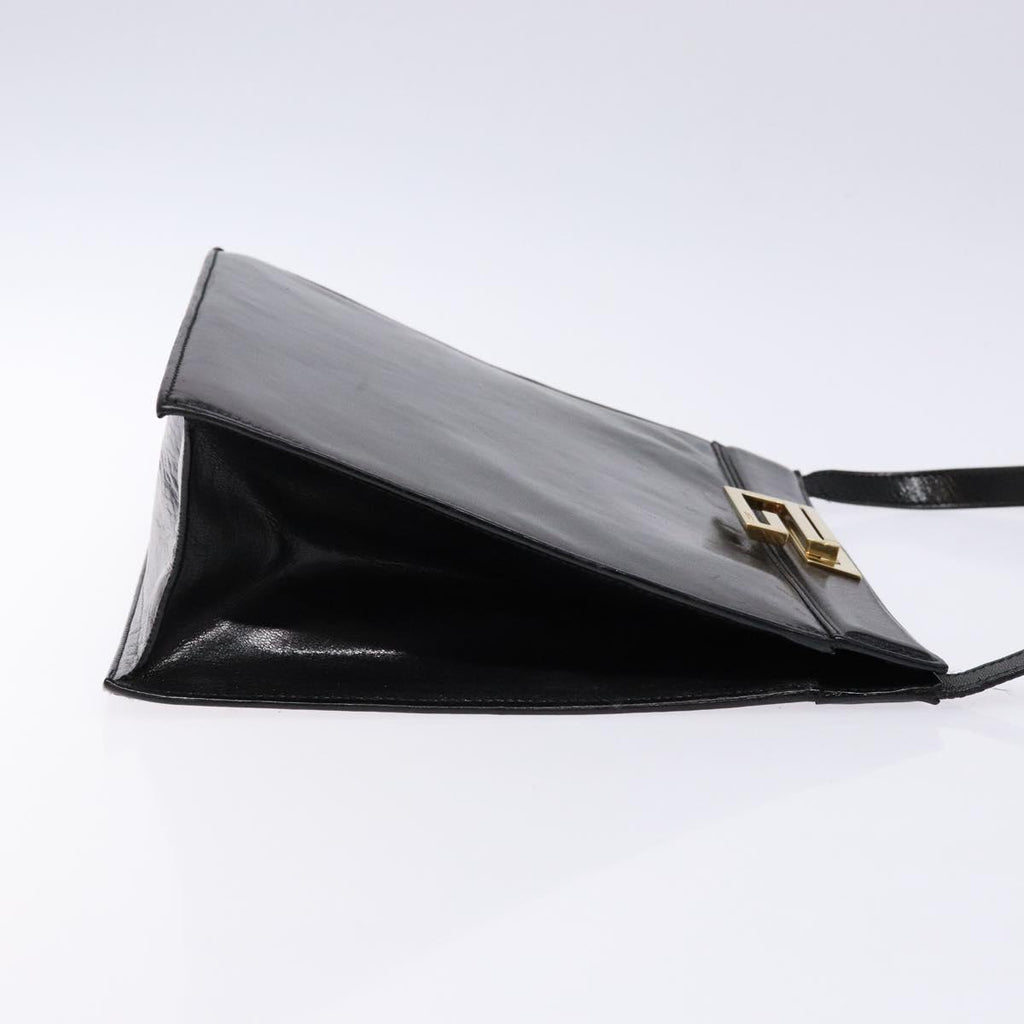 Gucci Tom Ford Black Patent Shoulder Bag