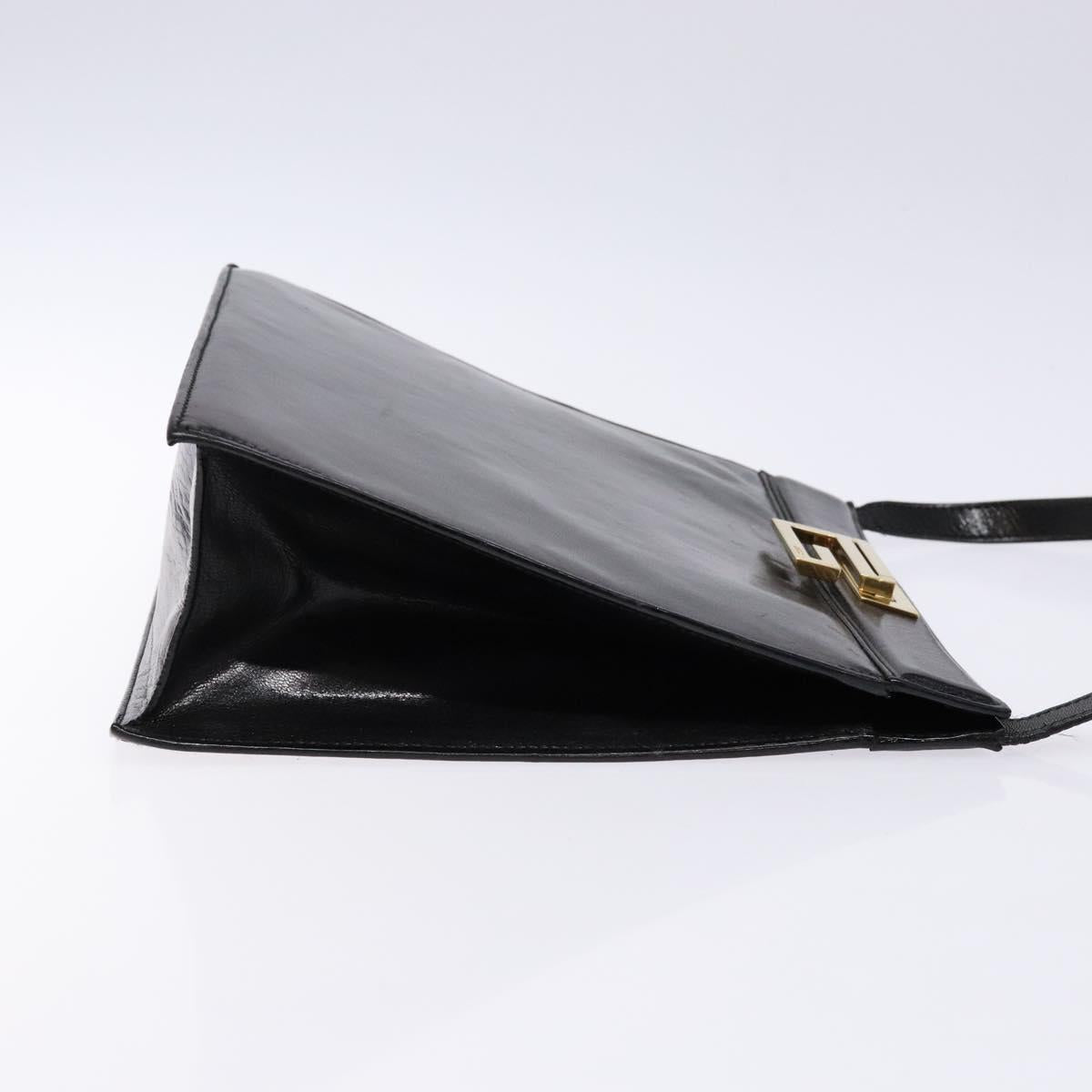 Gucci Tom Ford Black Patent Shoulder Bag