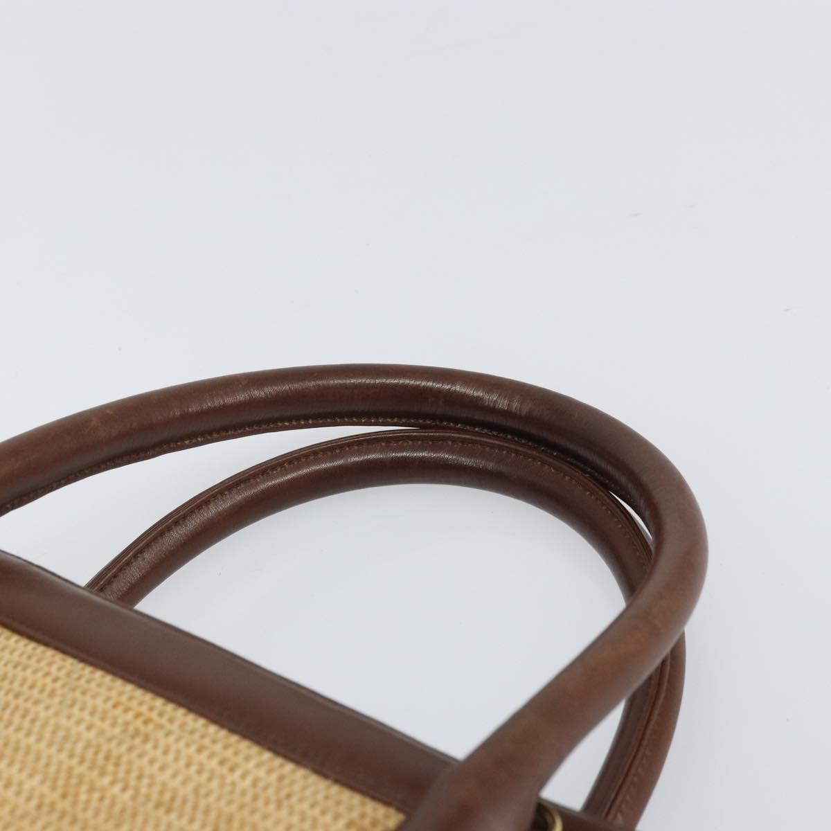 Chanel Raffia and Leather Handbag