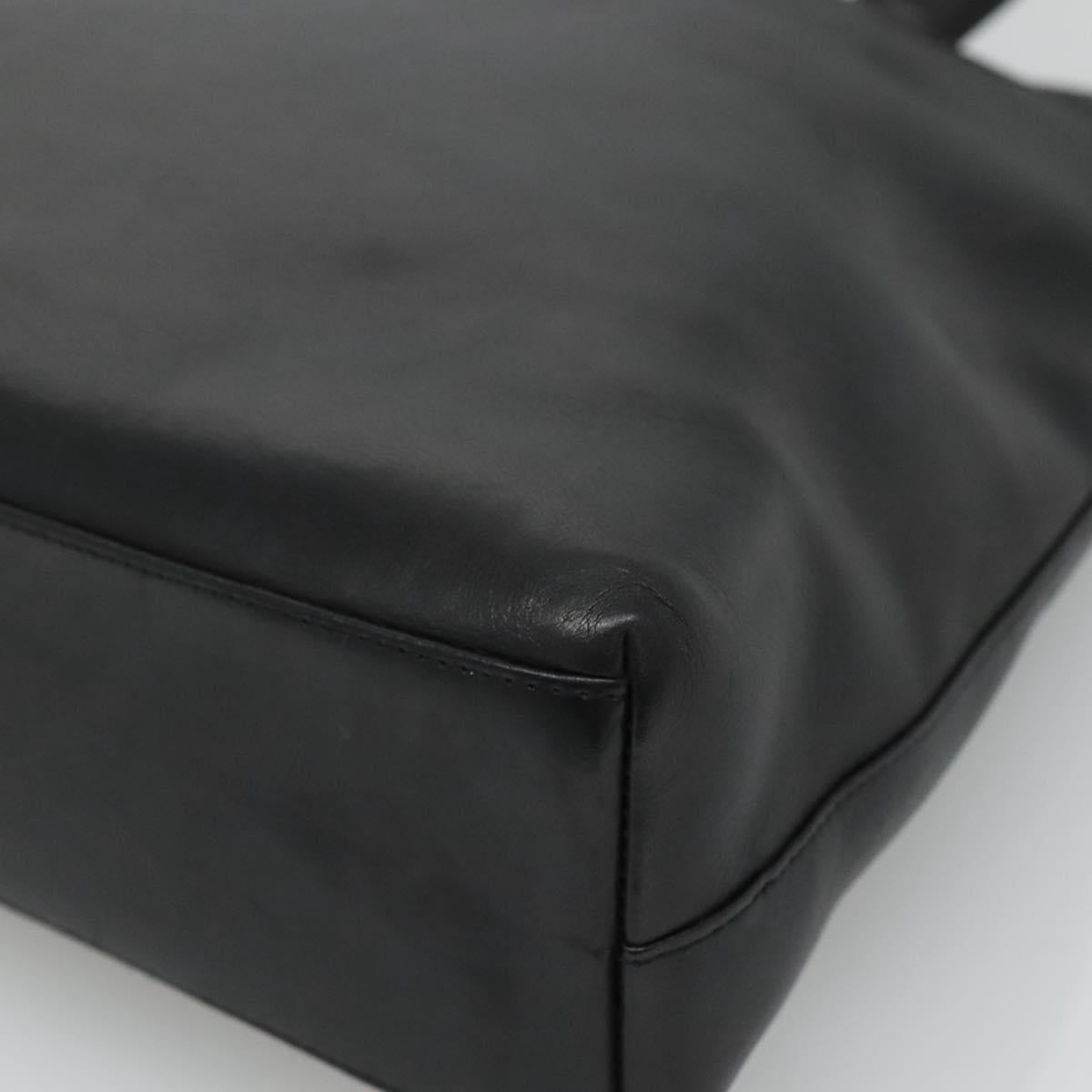 Chanel Black Leather Tote