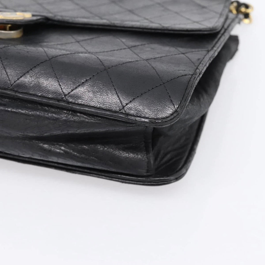Chanel Black Quilted Leather Flap Bag