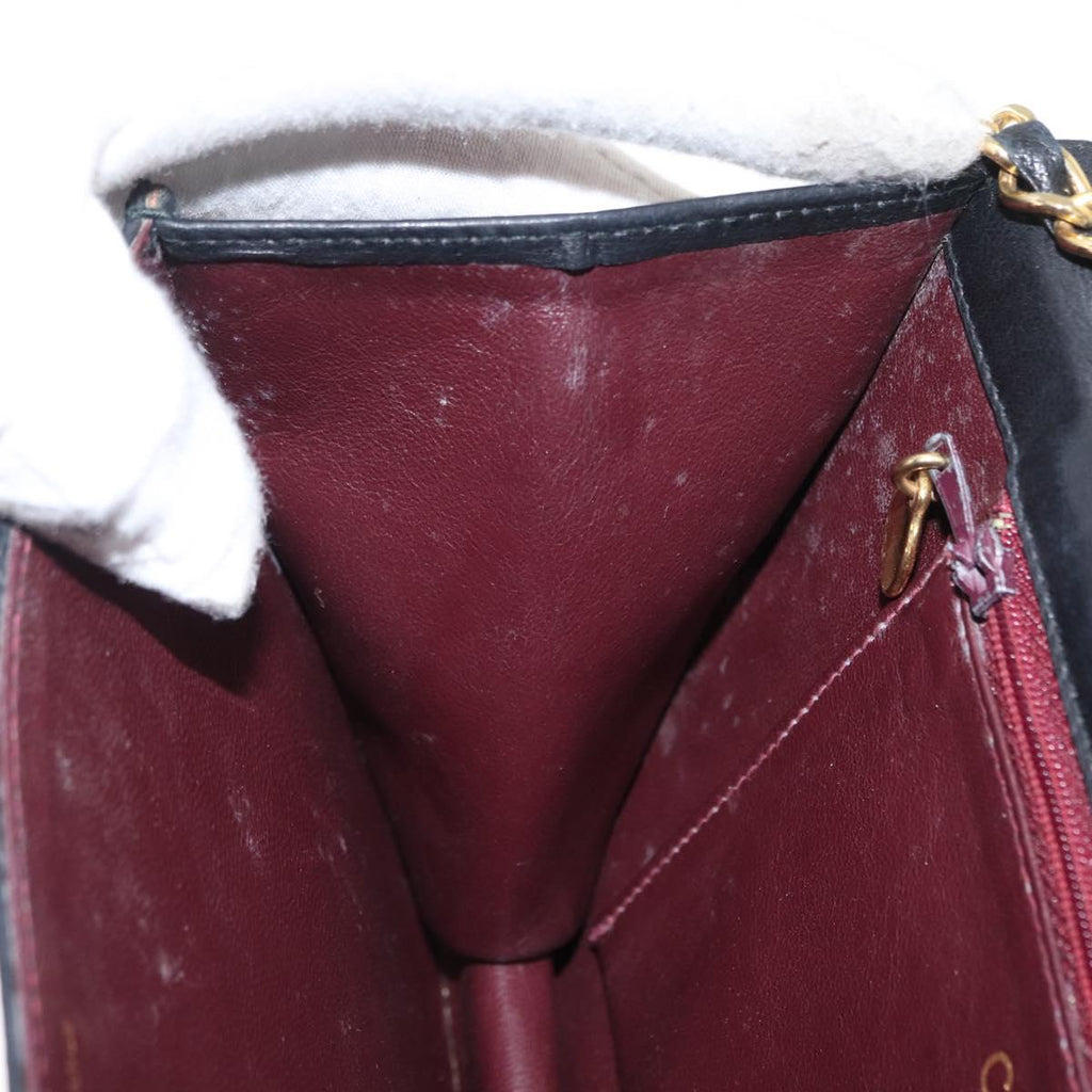 Chanel Black Leather Flap Bag