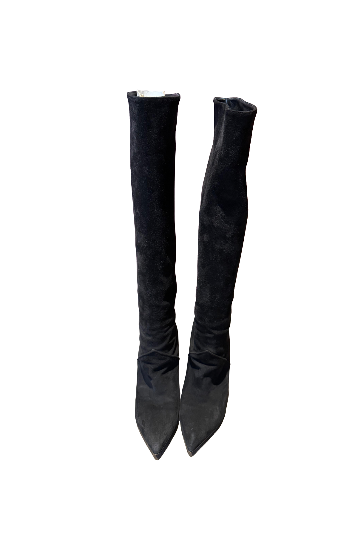 Saint Laurent Black Wedge Boots