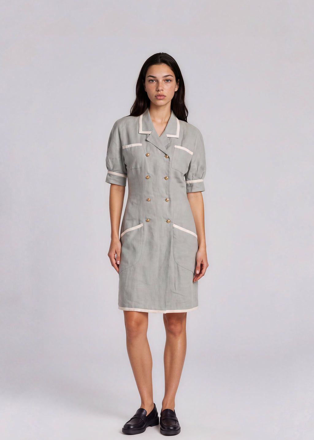 Chanel Vintage Button Dress