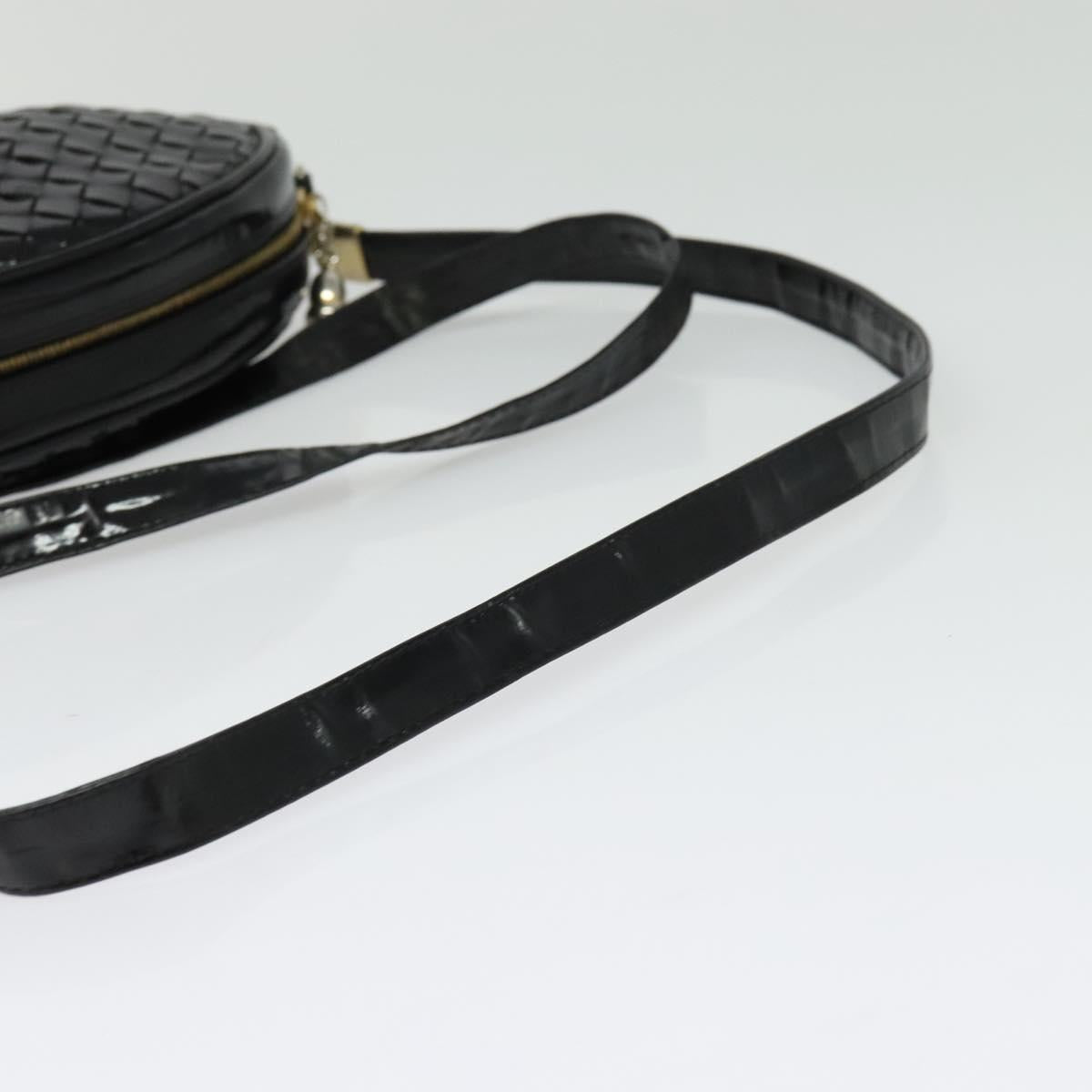Bottega Veneta Black Patent Crossbody