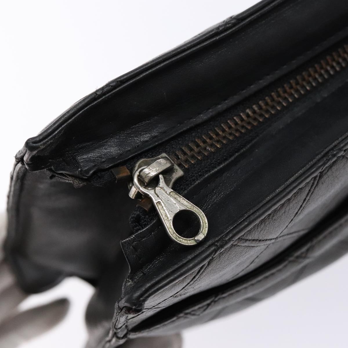 Chanel Black Leather Clutch