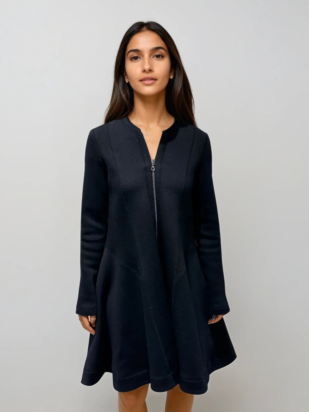 Dior Black Cape Dress