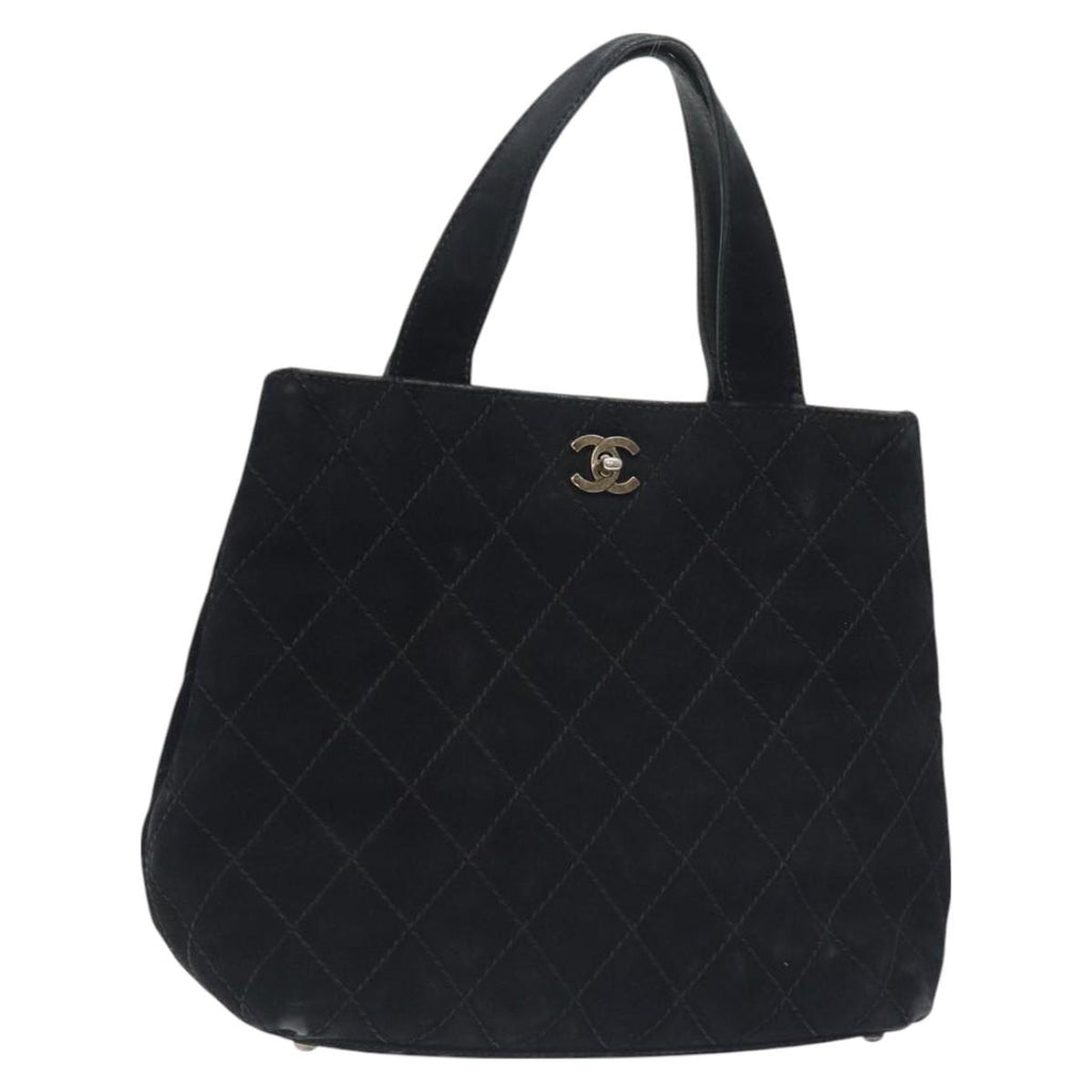Chanel Black Suede Tote