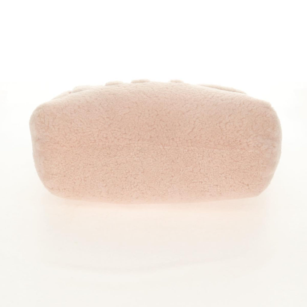 Miu Miu Pink Shearling Tote