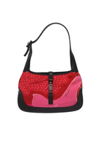 Load image into Gallery viewer, Gucci Pink and Red Jackie Bag
