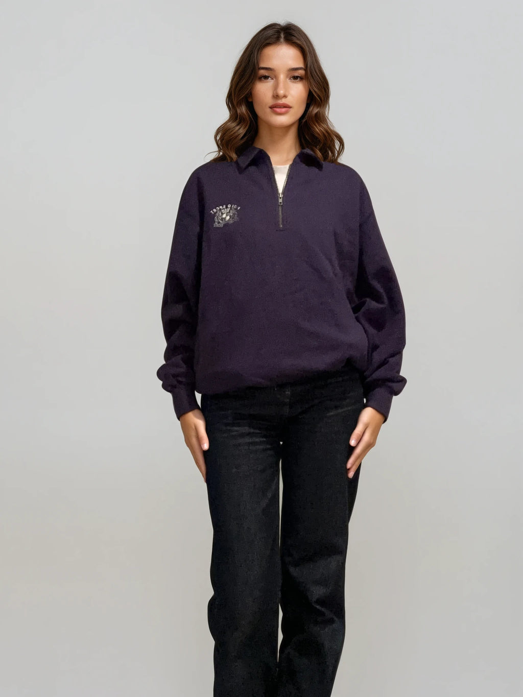 Polo Sport Navy Half Zip