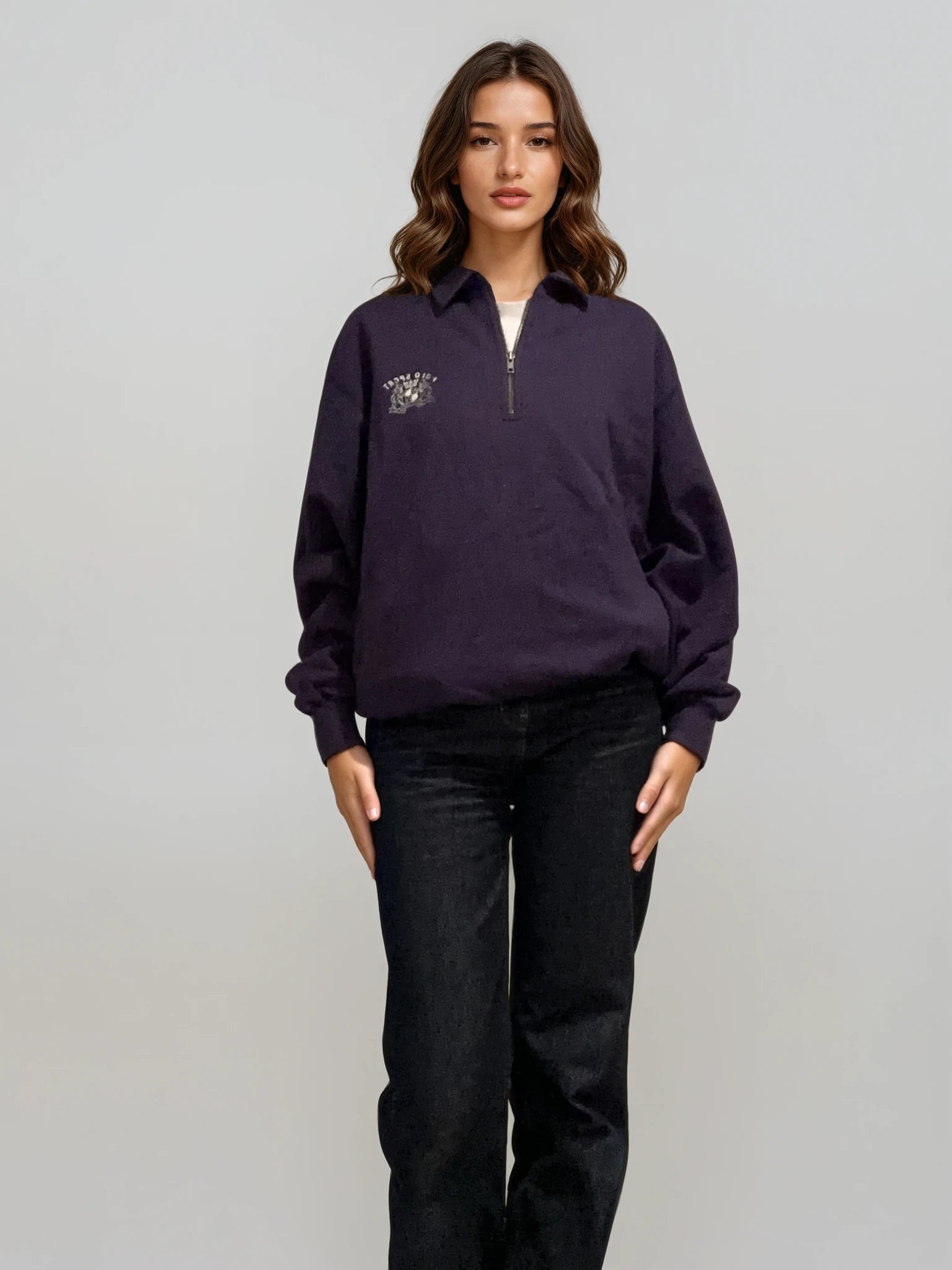 Polo Sport Navy Half Zip