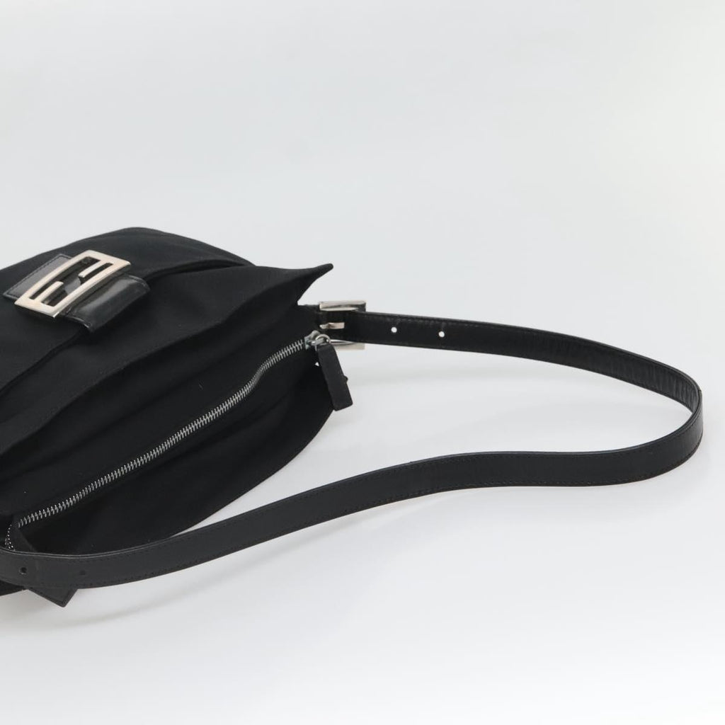 Fendi Black Rectangle Baguette