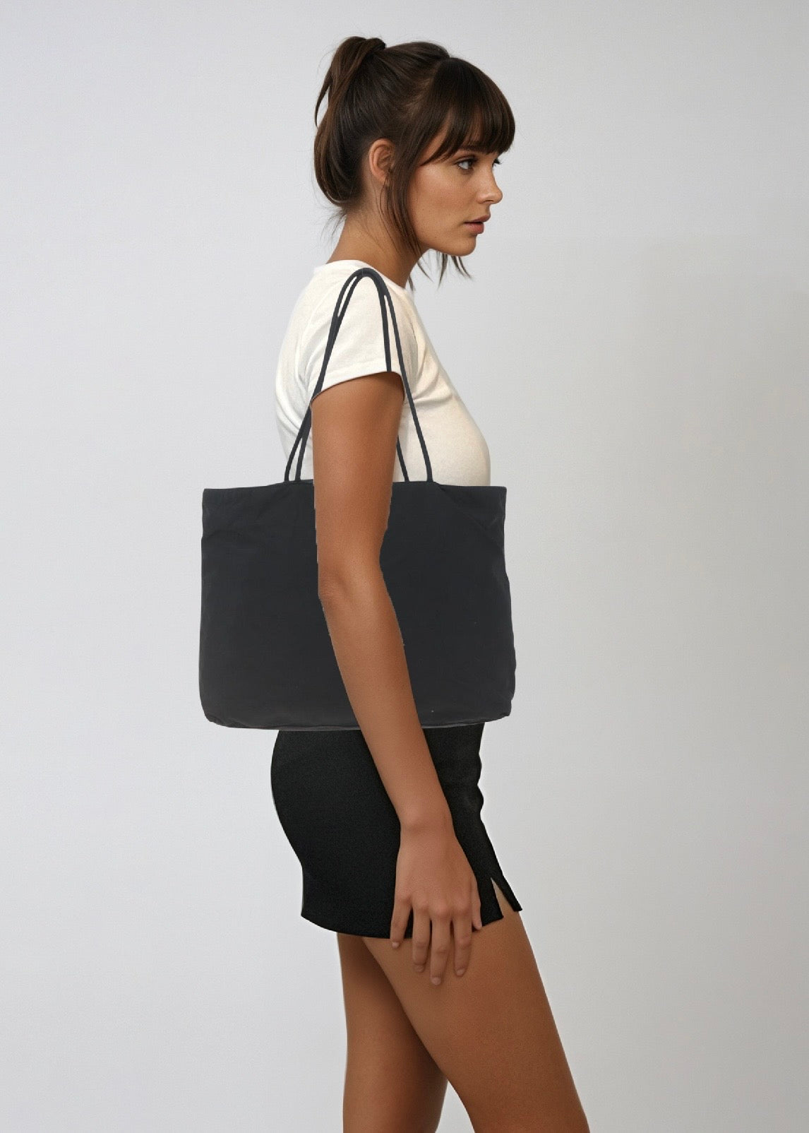 Prada Nylon Black Tote