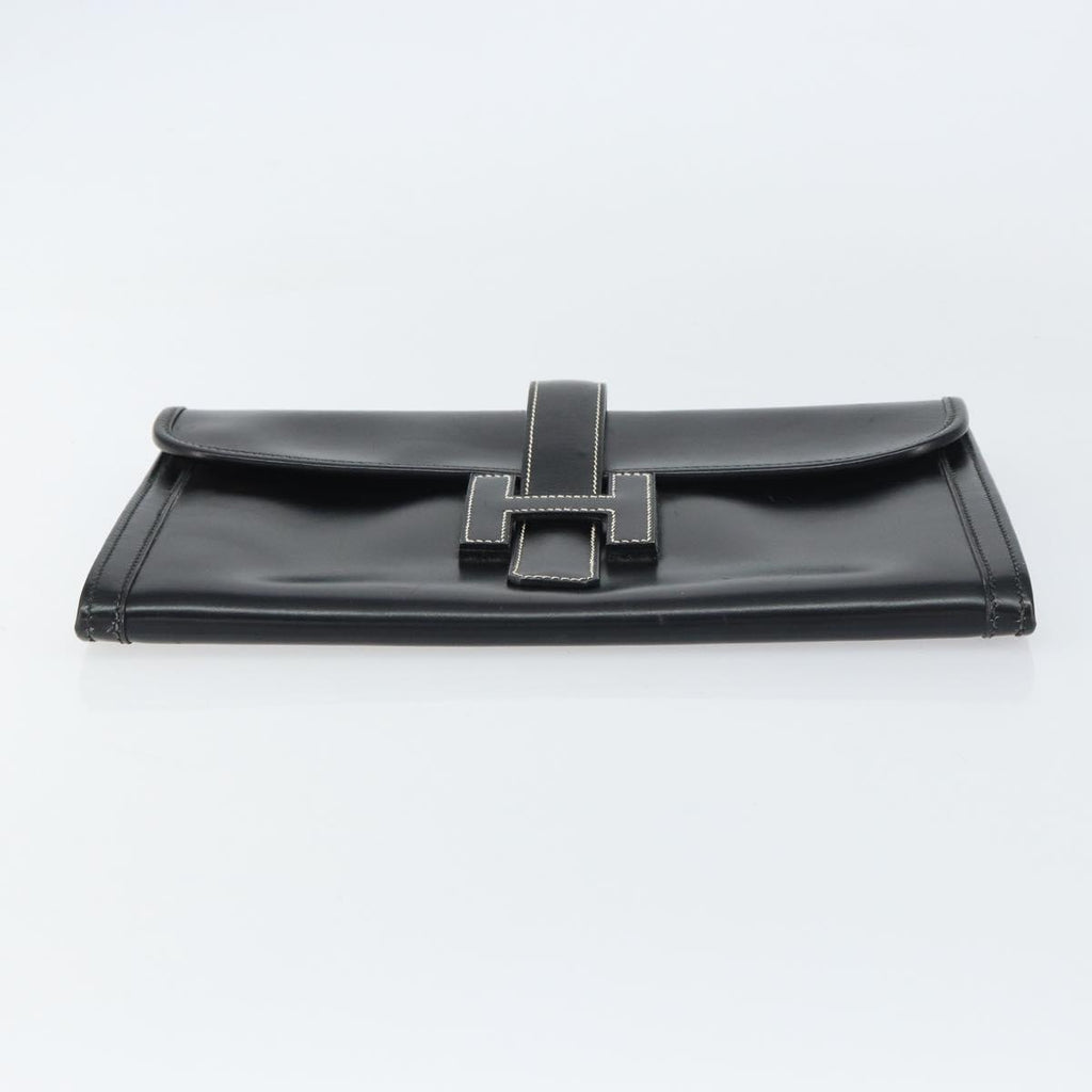 Hermes Black Clutch