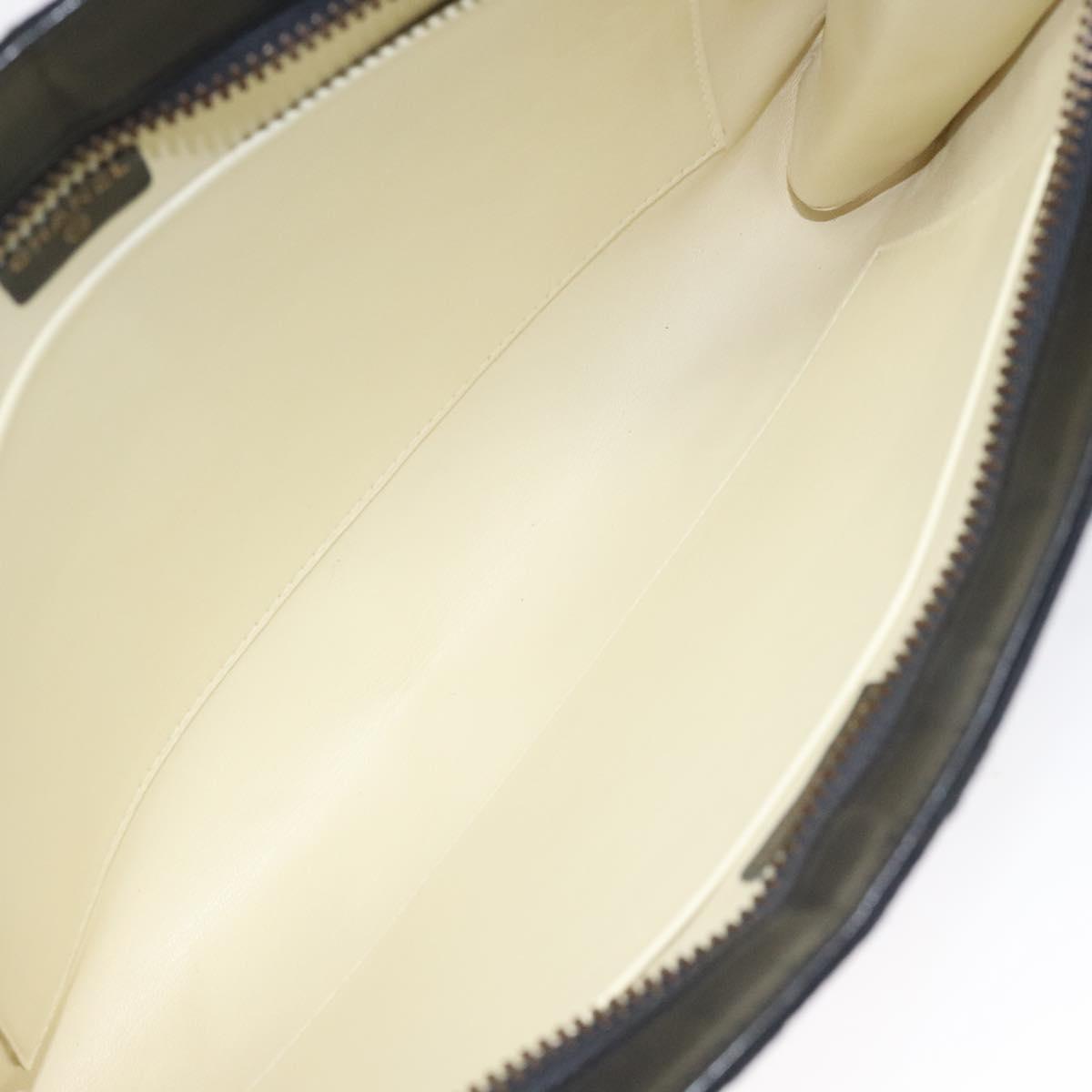 Chanel Black Satin Clutch