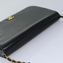 Load image into Gallery viewer, Chanel Black Patent Leather Shoulder Bag
