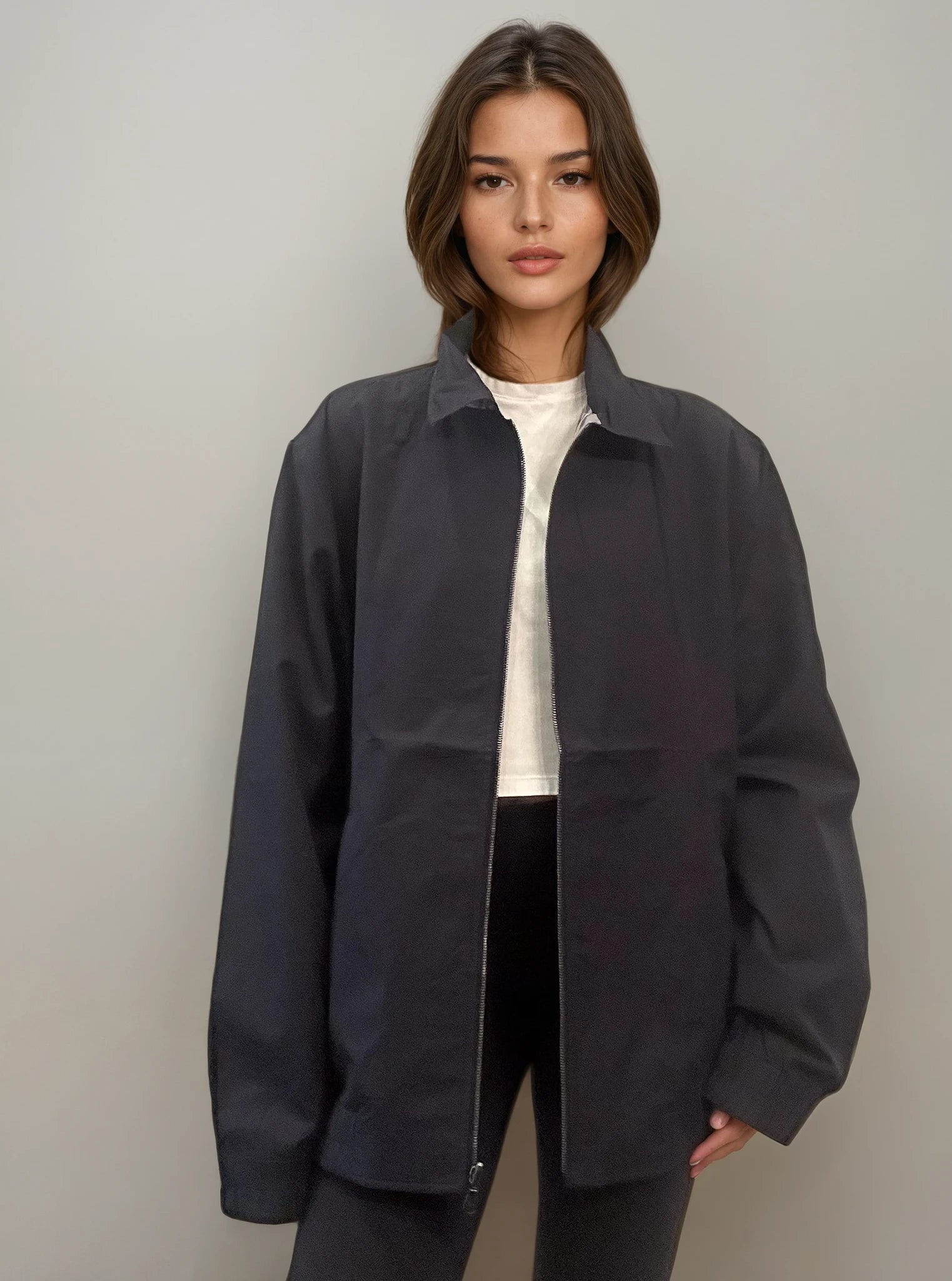Burberry Nova Check Reversible Navy Bomber