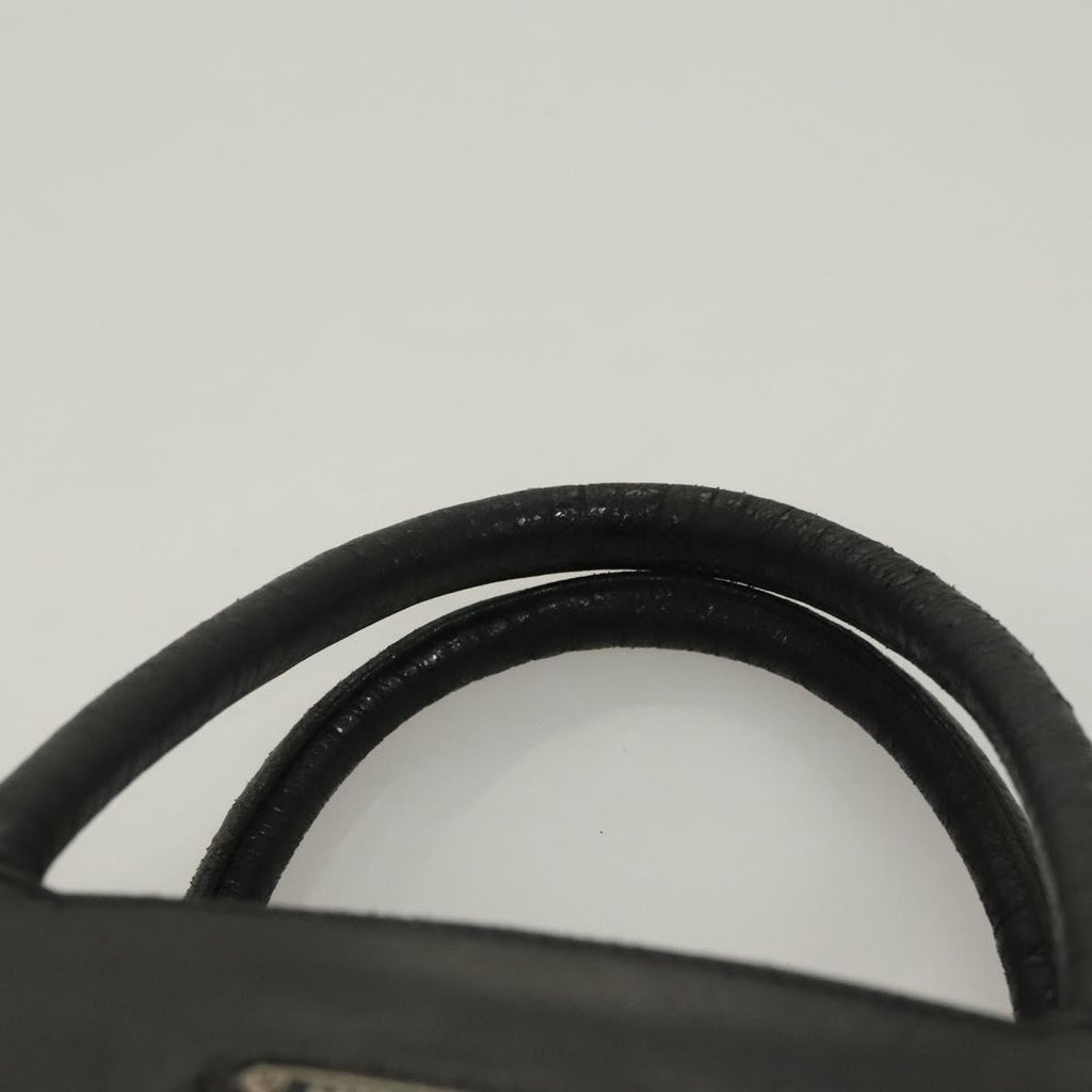 Prada Black Leather Tote