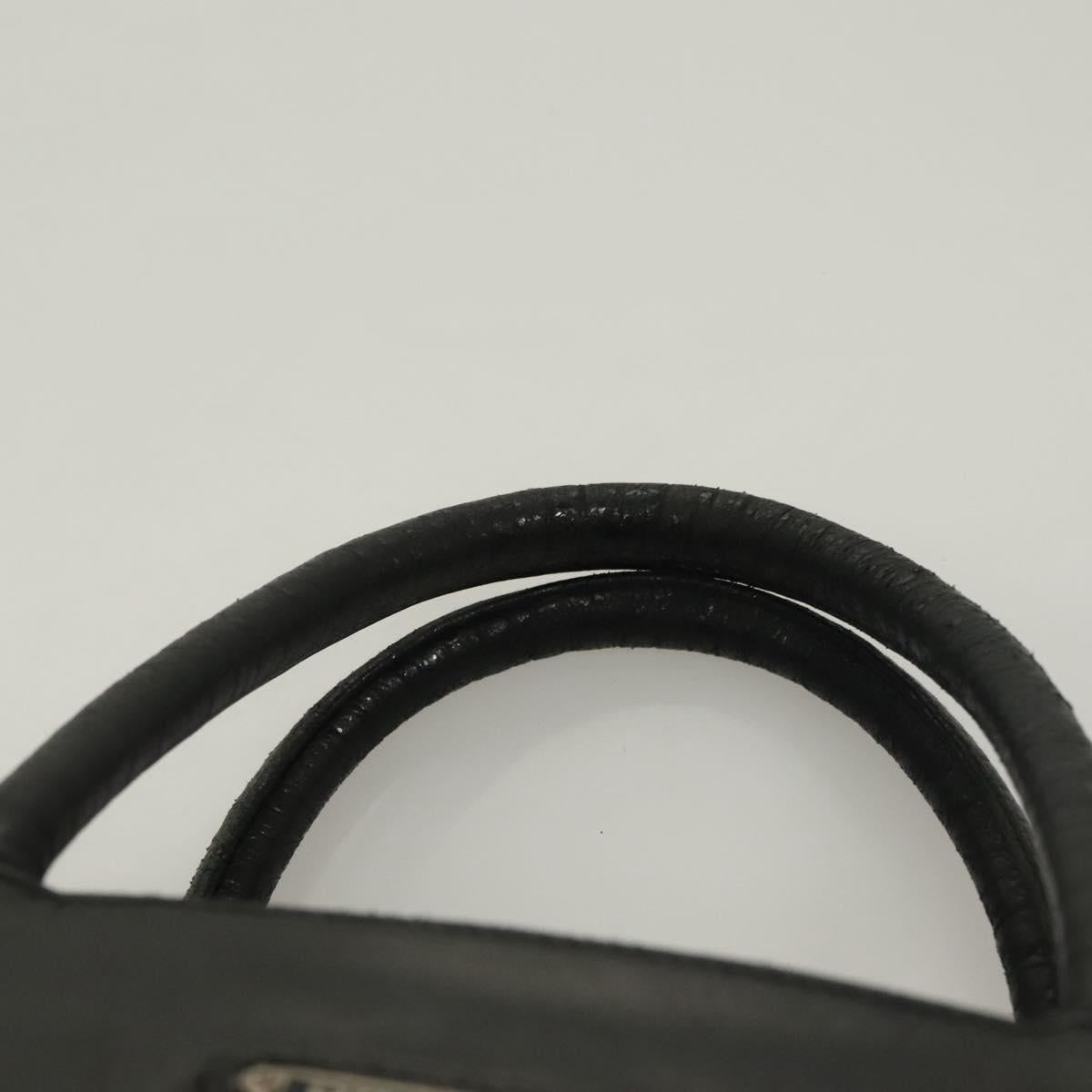 Prada Black Leather Tote