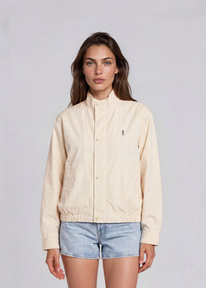 YSL Cream Button Bomber