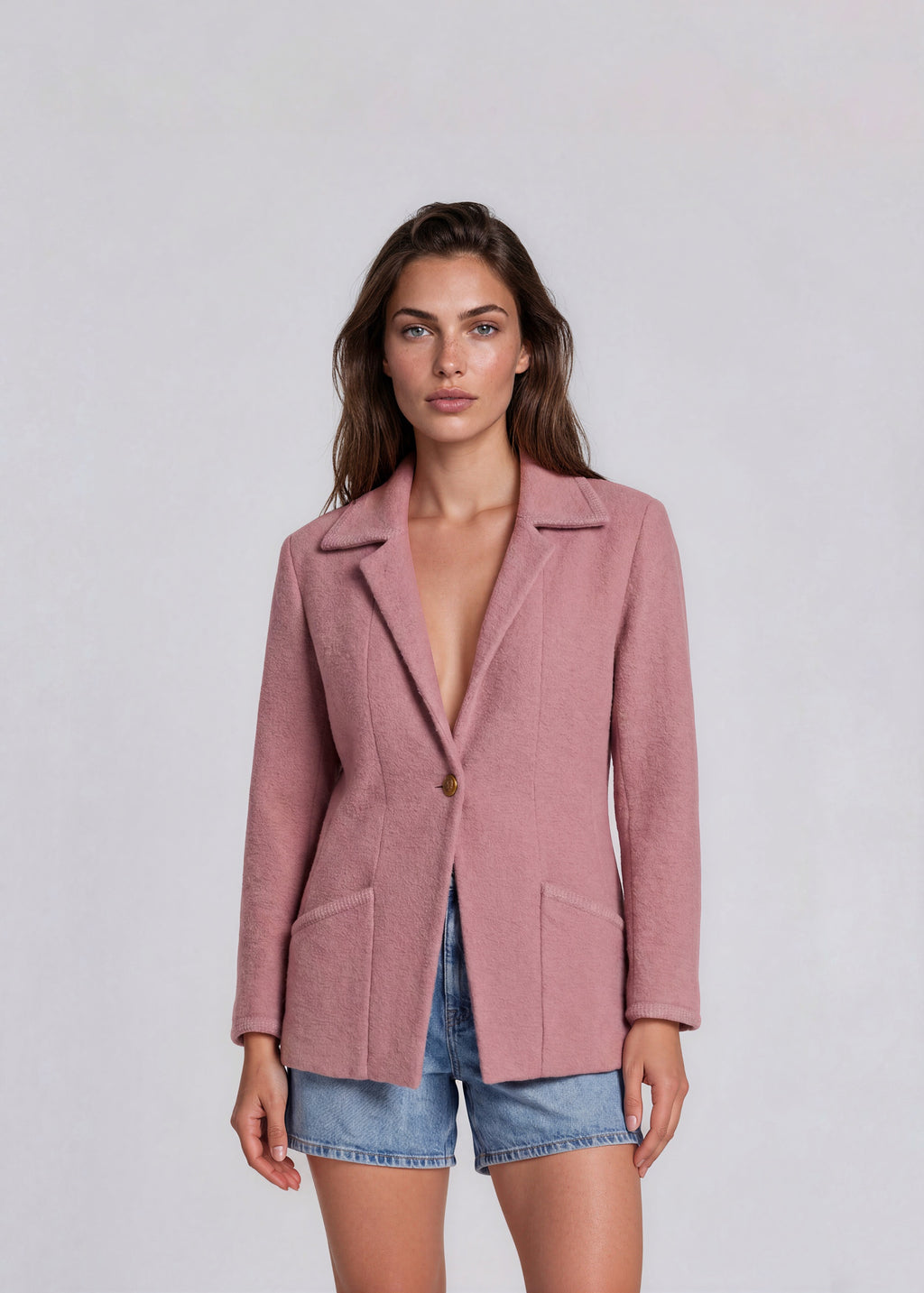 Chanel Pink Tweed Blazer