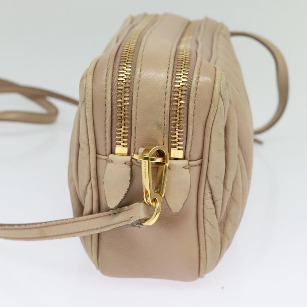 Miu Miu Nude Shoulder Bag