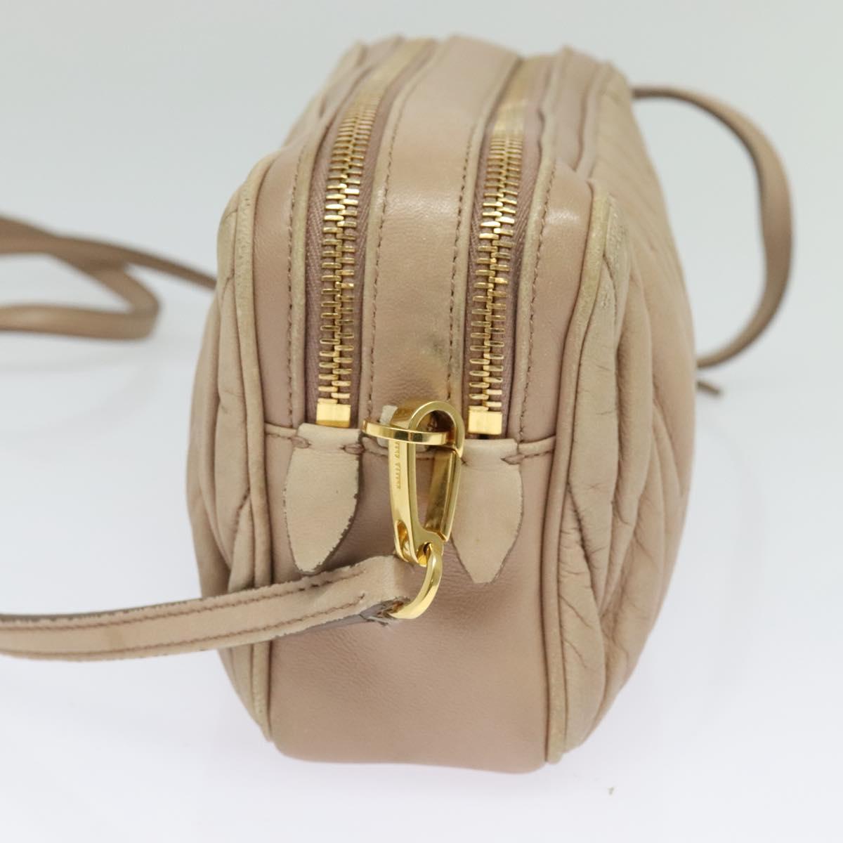 Miu Miu Nude Shoulder Bag