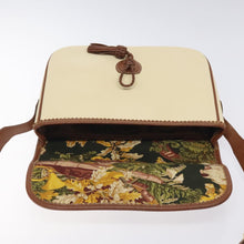 Load image into Gallery viewer, Loewe Cream and Brown Crossbody
