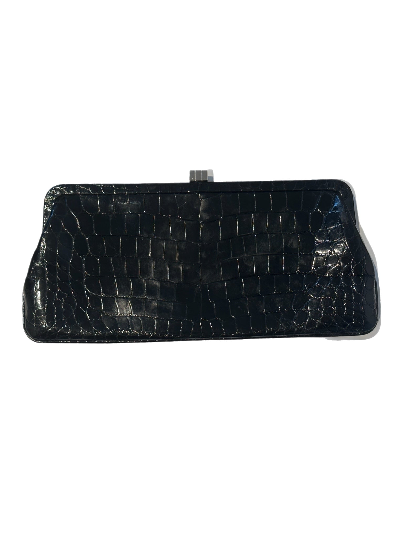 Lambertson Truex Crocodile Clutch