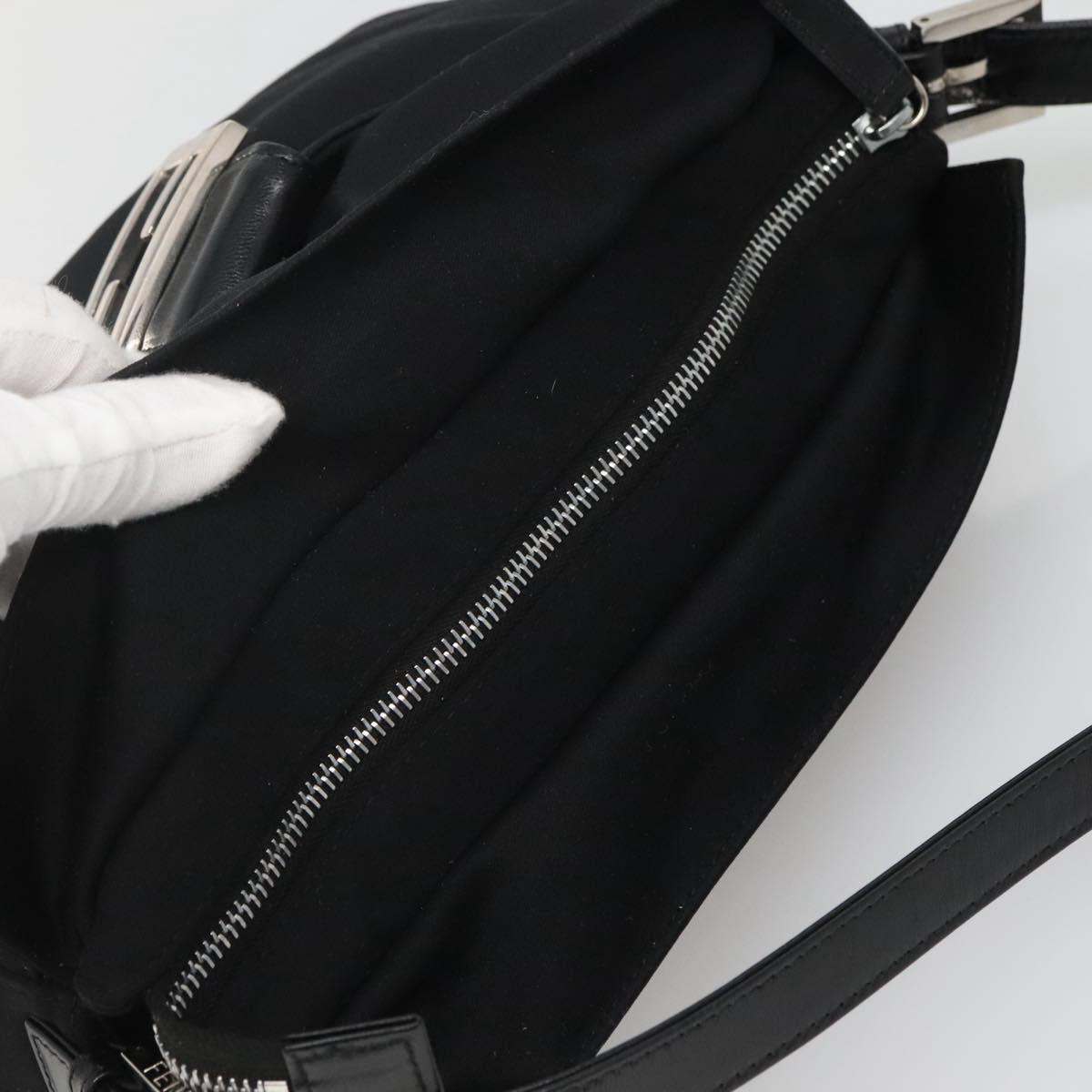 Fendi Black Rectangle Baguette