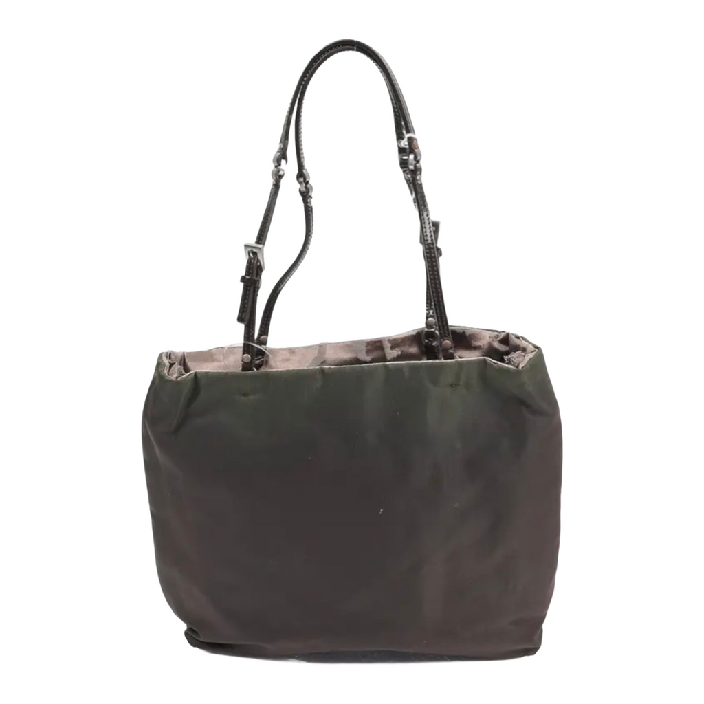 Prada Green Mini Nylon Handbag
