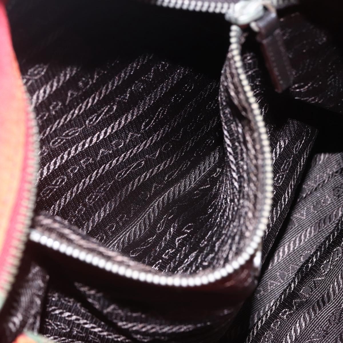 Prada Red Nylon Tote