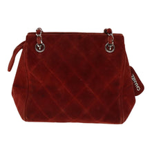 Load image into Gallery viewer, Chanel Red Velvet Shoulder Bag
