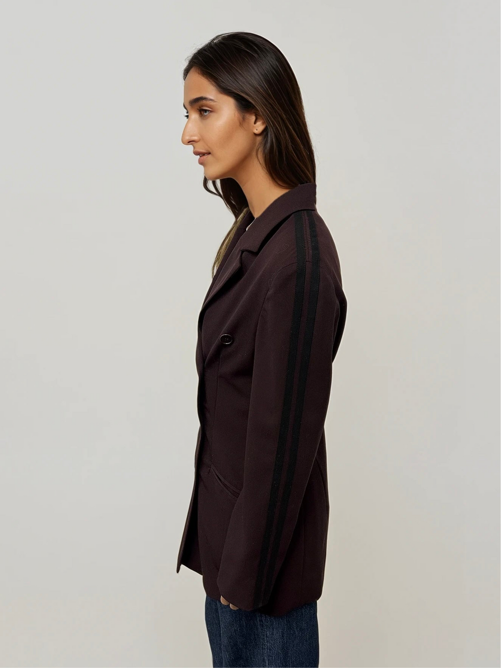 Ozbek Burgundy Blazer