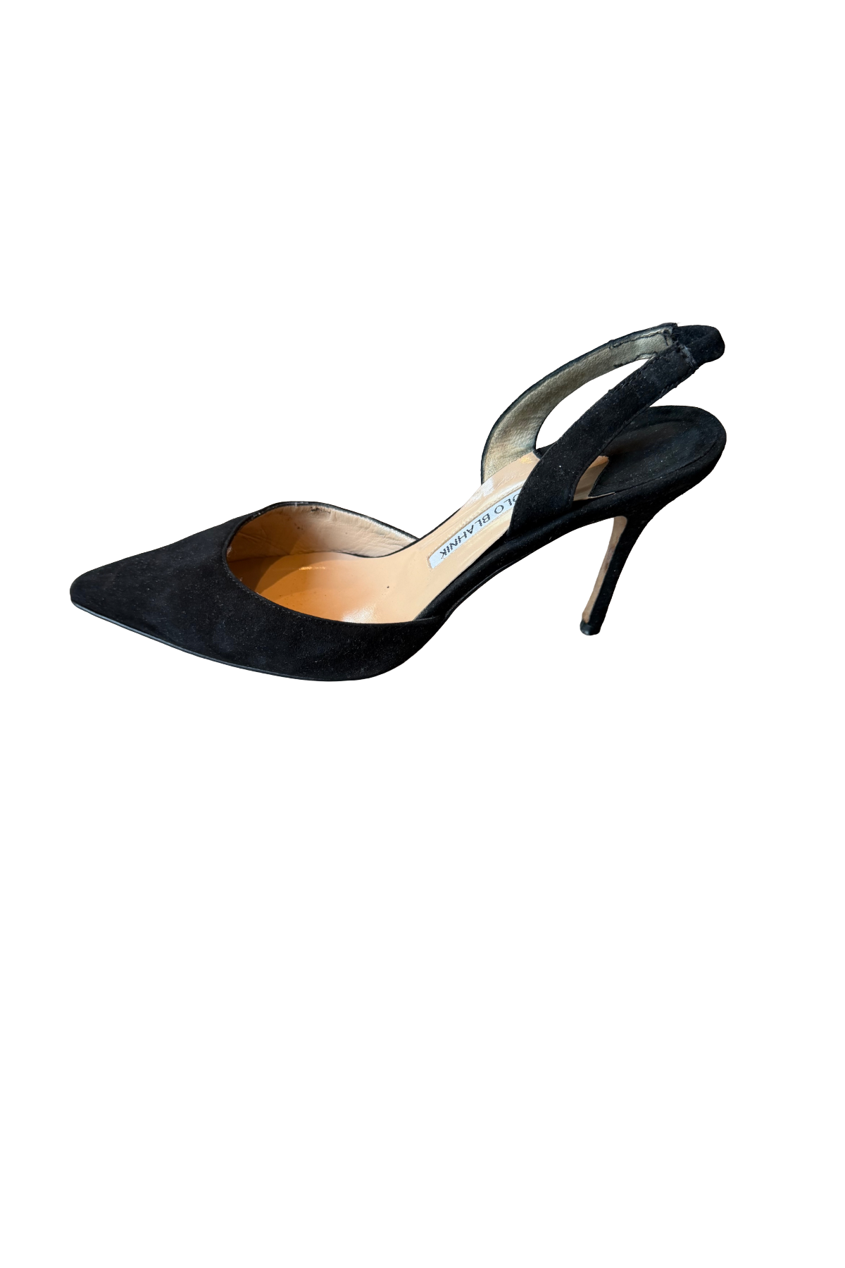 Manolo Blahnik Black Slingback Pumps