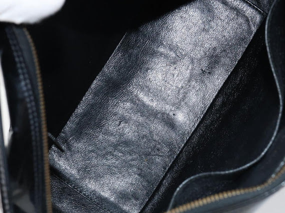 Chanel Black Patent Shoulder Bag
