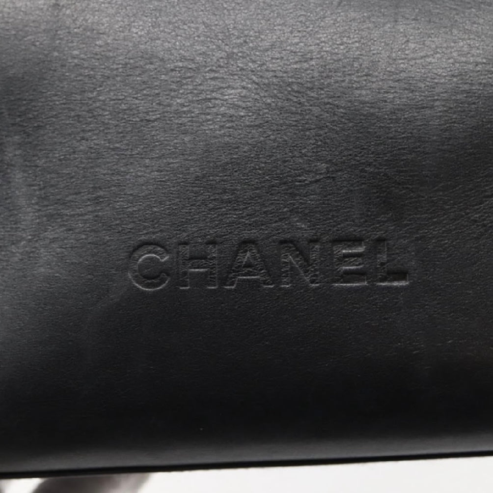 Chanel Black Leather Shoulder Bag
