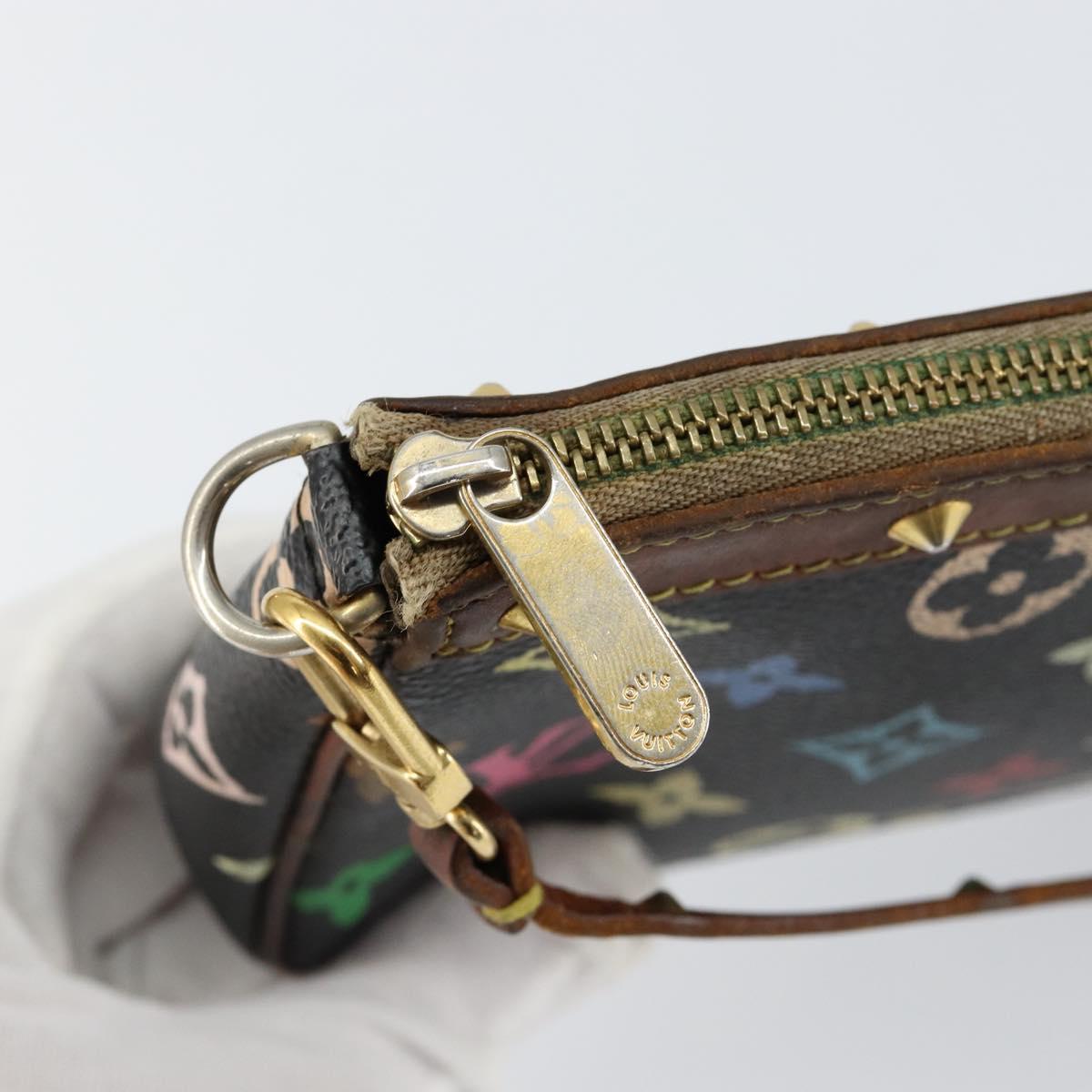 Louis Vuitton Black Colorful Murakami Handbag