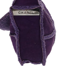 Load image into Gallery viewer, Chanel Purple Shearling Shoulder Bag
