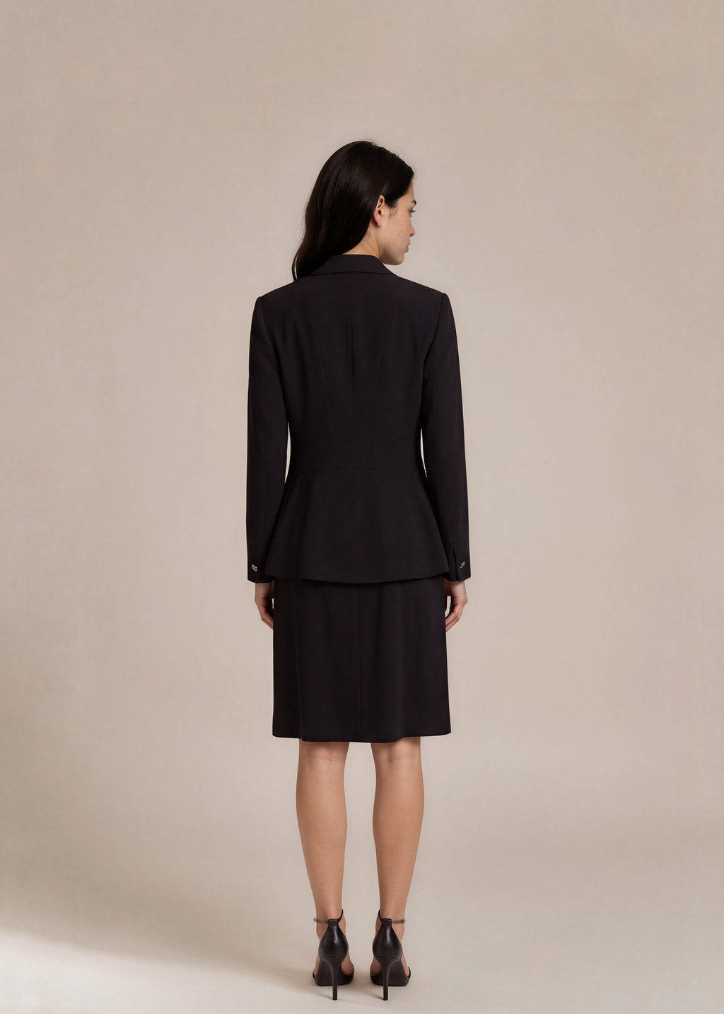 Chanel Black Skirt Set