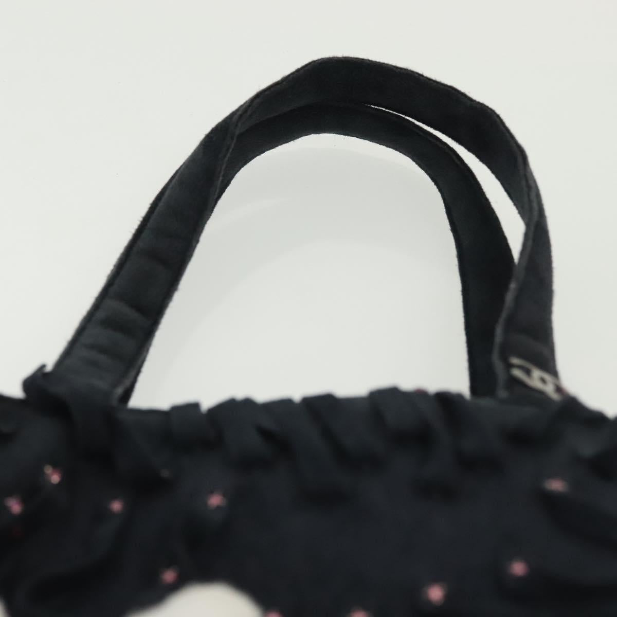 Chanel Navy Suede Fringe Tote