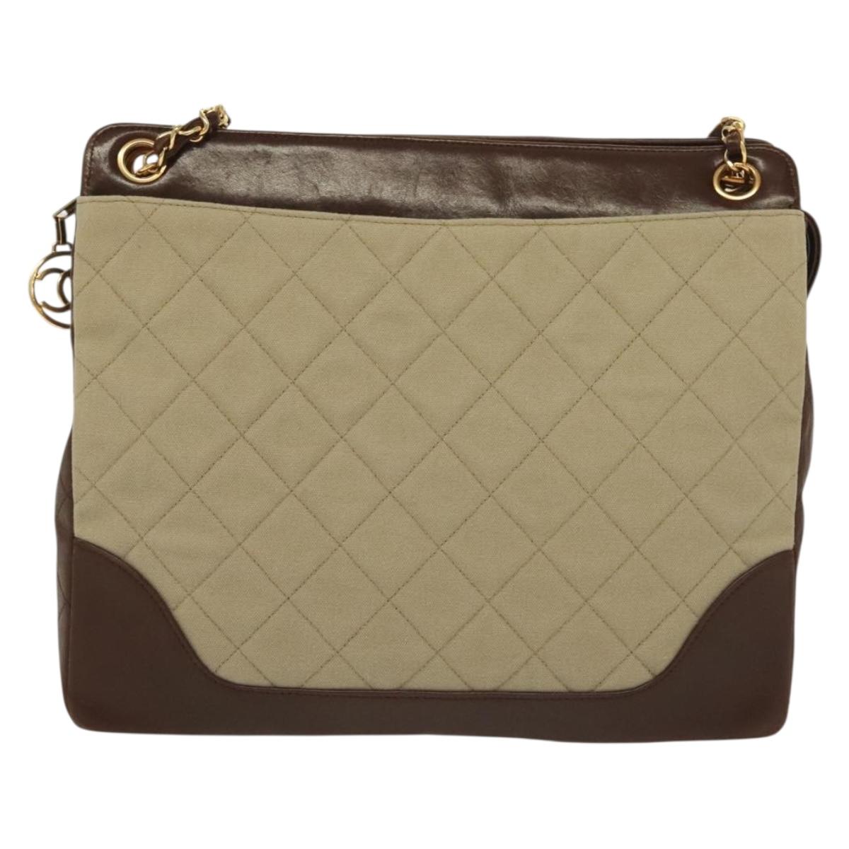 Chanel Tan & Brown Shoulder Bag