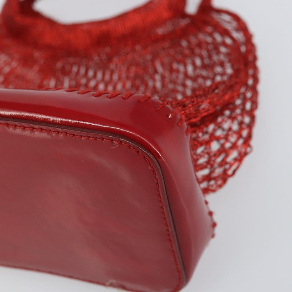 Prada Red Mesh Mini Handbag