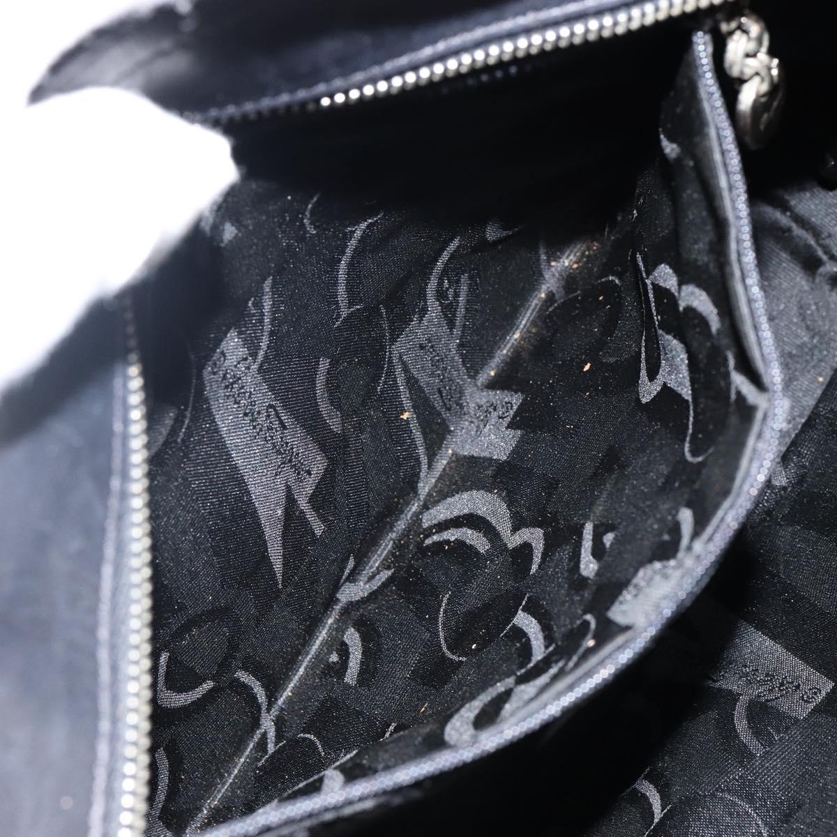 Ferragamo Black Chain Tote