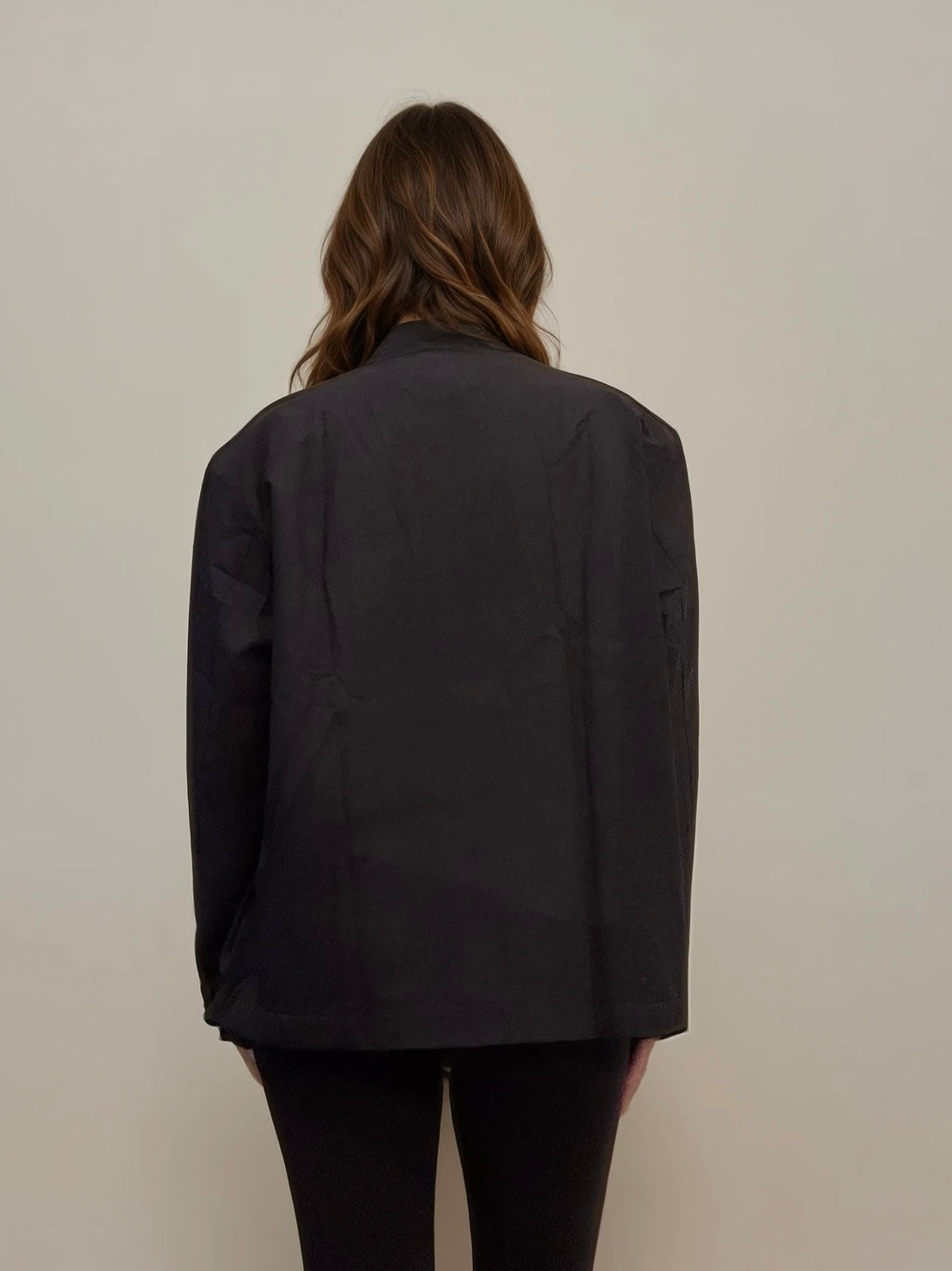 Ysl Black Sheer Bomber