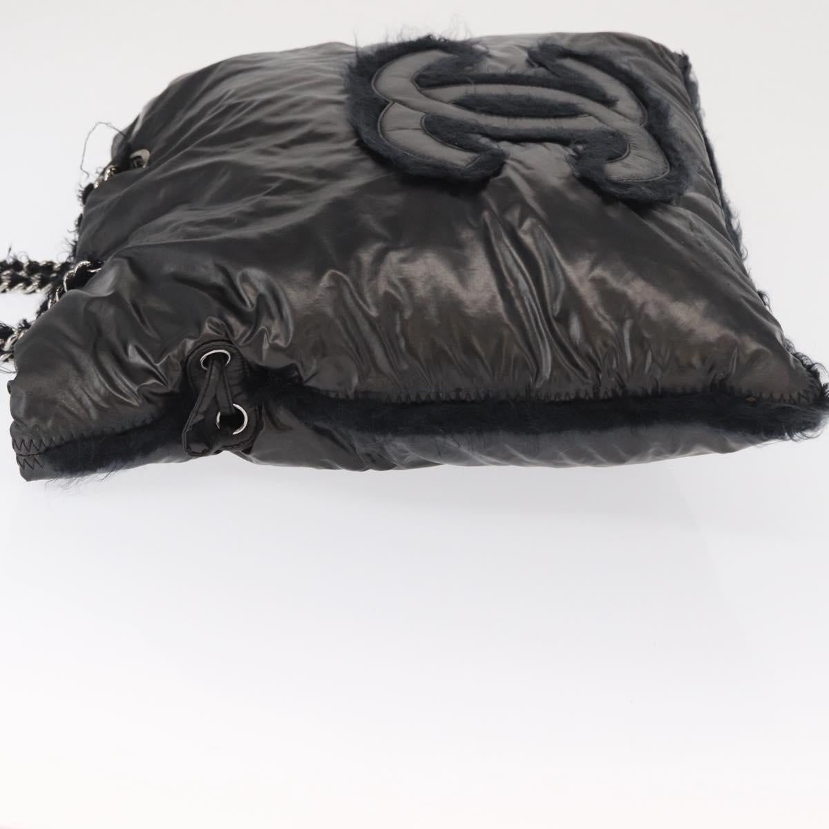 Chanel Black Logo Pillow Tote
