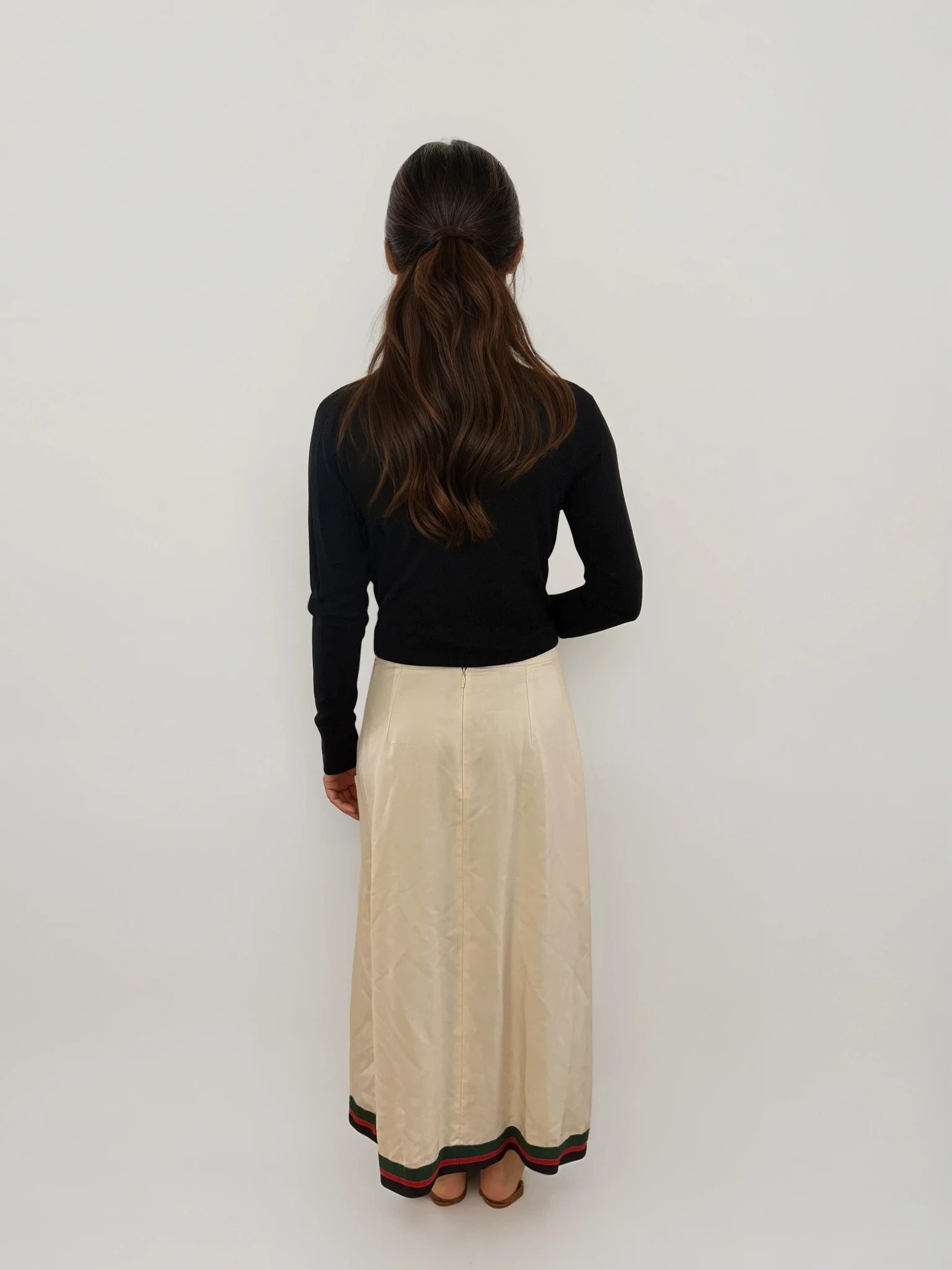 Gucci Silk Midi Skirt