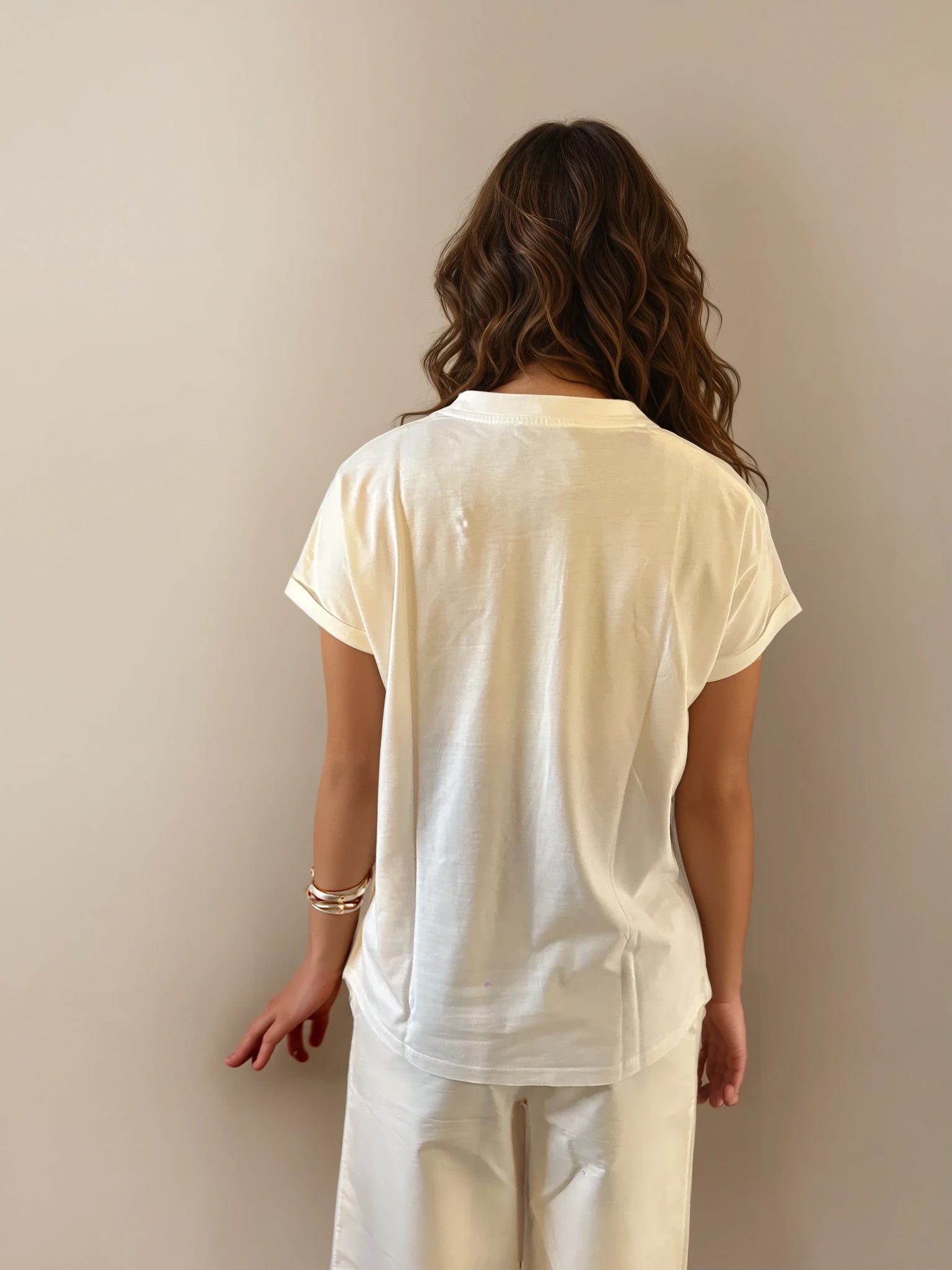 Balmain Black and White Tee